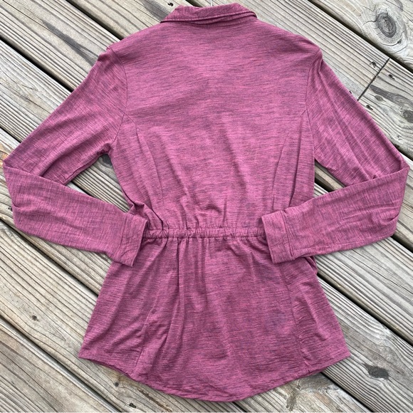 Ibex Women’s OD Drawstring Shirt Merino Wool - Picture 4 of 12